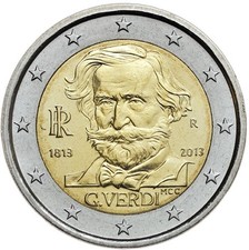 Italy 2 Euro 2013 Verdi UNC